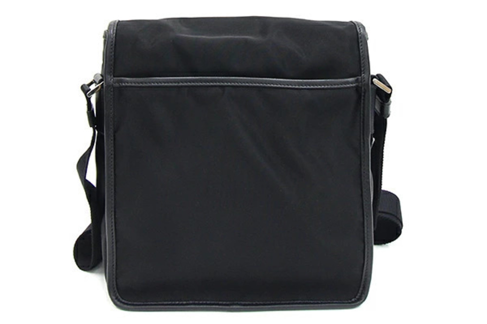Prada Crossbody Leather Shoulder Bag Black